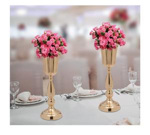 Centros de mesa de lujo de estilo moderno, disponibles en metal, hierro y vidrio, para decoración del hogar y fiestas. - Product Image 5