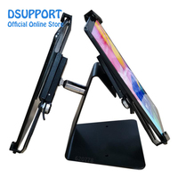 Support de tablette universel antivol à double écran pour tablettes Android de 7 à 10,1 pouces, support de bureau en métal