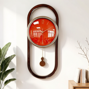 Reloj de Pared de Aluminio con Forma Simétrica de Estilo Europeo, Decoración de Pared de Lujo para el Hogar - Product Image 4