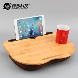 Table de <span class=keywords><strong>lit</strong></span> <span class=keywords><strong>portable</strong></span> en bambou Samexi, <span class=keywords><strong>support</strong></span> pour <span class=keywords><strong>ordinateur</strong></span> <span class=keywords><strong>portable</strong></span>, bureau de lecture pour utilisation au <span class=keywords><strong>lit</strong></span> - Product Image 2