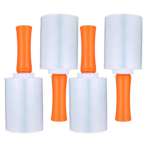 Rollo de Plástico Transparente para Envolver a Mano, Mini Rollo de 4 Pulgadas, Resistente a la Humedad, Suave, Marca Shenzhen Shuangyuan, Mejor Precio en China - Product Image 1