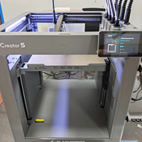 Imprimante 3D multicolores Creator 5 à 4 têtes d'impression |   500 % plus rapide, zéro gaspillage