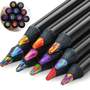 Matite Multicolore Bview, Set da 12 Pezzi, Matite Arcobaleno <span class=keywords><strong>per</strong></span> Bambini e Adulti, <span class=keywords><strong>per</strong></span> Disegno, Colorazione e Schizzi - Product Image 3