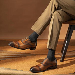 Nouvelles Chaussures en Cuir Pleine Fleur pour Hommes 2026 - Tendance et Élégantes pour Affaires - Product Image 5