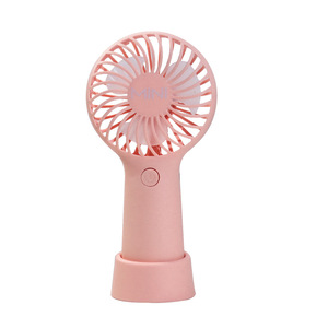 Mini Portable Handheld Fan Rechargeable <b>Battery</b> <b>Operated</b> With Stand For Outdoor Use Candy Color 5W DC Motor - Product Image 5