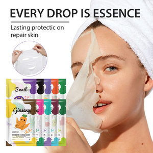 Mascherina per viso Private Label Beauty Beauty idratante Mascarillas maschera facciale foglio coreano per la cura della pelle idratante maschera per il viso di frutta - Product Image 5