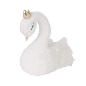 A137, venta al por mayor, <span class=keywords><strong>cisne</strong></span> blanco, <span class=keywords><strong>Princesa</strong></span>, corona, Animal de peluche, muñeco de peluche, regalos personalizados de primera calidad para niñas, muñeco de <span class=keywords><strong>princesa</strong></span> de peluche suave - Product Image 2