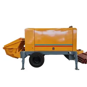 Conveying Concrete Machine OEM ODM support trailer mounted concrete pump machine for hot sale/mini stationary concrete pump