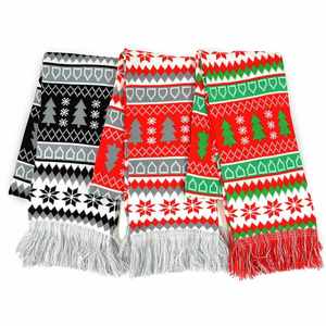 Customize Cute and Warm Christmas Scarves As Christmas Holiday <b>Gifts</b> - Product Image 1