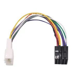 Meihua-Adaptador de conector de Radio de coche, cableado ISO para Nissan Subaru, reproductor de DVD y CD automático