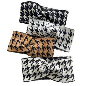 عقال الشعر الرجعية ألف الطيور شعرية محبوك متماسكة واسعة لينة منقوشة العصابات الشعر للنساء الأزياء مرونة الشريط اكسسوارات الشعر - Product Image 1