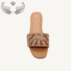 High-quality Fashionable Flat Outdoor Casual Slip-on Breathable Glittery Women's Sandals and <b>slippers</b> - Product Image 5