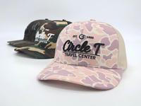 Casquette de baseball brodée personnalisée avec écusson en cuir Casquette de camionneur camouflage Richardson 115 Casquette de camionneur Richardson 112 à 6 panneaux