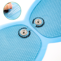 SKYFOREVERPatch d'électrode de massage en PVC papillon de conductivité électrique de haute qualité pour appareil de massage à moyenne et basse fréquence