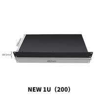 1U2u Raf Kasası Sunucu Kasası Raf Montajlı PC Kasası Sunucu Kasası Raf Kasası Sunucu Kılıfları Slave Amplifikatör 19 1u Metal Kasa