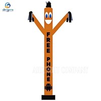 Danseur gonflable de 6 mètres de haut pour la promotion de la marque avec impression de texte ou de logo