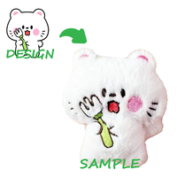 Peluche douce en gros avec rembourrage en coton PP, conception OEM personnalisable pour le soulagement du stress et les fêtes