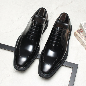 Nueva Tendencia en Zapatos Casuales de Hombre, de Piel Genuina, Punta Cerrada, Impermeables, Estilo Deportivo, con Cordones, para Otoño e Invierno - Product Image 2
