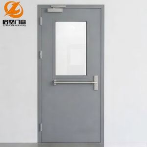 Puerta Cortafuego de Acero Directo de Fábrica, Puerta de Salida Interior/Exterior Resistente al Fuego de Alta Calidad, Aislamiento Térmico, Supermercado - Product Image 5