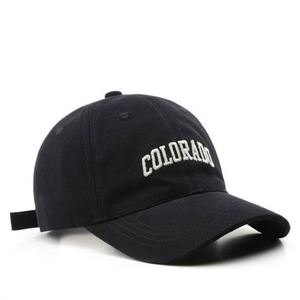 Casquette de baseball unisexe personnalisée avec logo brodé, style sportif, 6 panneaux, toutes saisons, modèle Colorado Dad Hat - Product Image 3