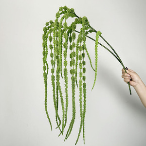112cm Novedad: Follaje Artificial <span class=keywords><strong>de</strong></span> Amaranto <span class=keywords><strong>de</strong></span> Espuma para Colgar, Decoración Verde para <span class=keywords><strong>Arreglos</strong></span> Florales <span class=keywords><strong>de</strong></span> Boda - Product Image 2