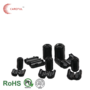 ชุดเฟอร์ไรต์แบบปรับแต่งได้ Careful SCRC สำหรับกำจัดสัญญาณรบกวน 1-300MHz ขนาดเส้นผ่านศูนย์กลางภายใน 3-13 มม. กล่อง PP หนา มาตรฐาน RoHS REACH - Product Image 4