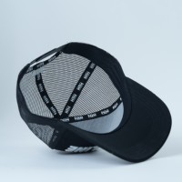 Gorra de Camionero de Malla de Algodón de 5 Paneles de Alta Calidad con Bordado 3D y Logo Personalizado al Por Mayor