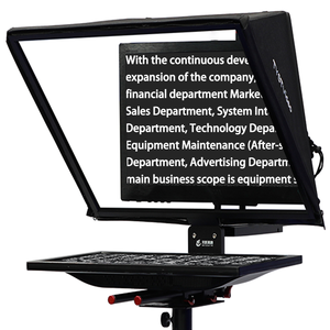 TS220 fabricant approvisionnement studio 22 <span class=keywords><strong>pouces</strong></span> téléprompteur <span class=keywords><strong>TV</strong></span> équipement de diffusion support en verre trempé HD téléprompteur - Product Image 4