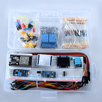 Kit Pemula IoT ESP32 ESP-32S DIY Pabrik, Kit IoT Wi-Fi, Pemrograman STEM C/C++, Papan Pengembangan ESP32, Kit ESP32 dengan Tutorial