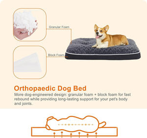Cojín lavable de diseño ortopédico de dos pisos, cesta extraíble para perros, cama para perros de 90 cm para perros pequeños a medianos - Product Image 4