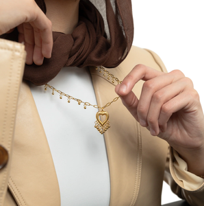 Ispirare gioielli di <span class=keywords><strong>moda</strong></span> gioielli collane punteggiate rubacuori collana con pendenti collane di gioielli raffinati appena rilasciati per Eid - Product Image 3