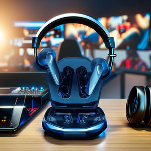 Audífonos inalámbricos GM2 Pro tws al por mayor, versión BT 5.4, auriculares estéreo inalámbricos verdaderos para juegos con micrófono para Oppo Vivo Honor - Product Image 4