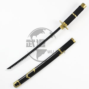 Jouets d'épée légère ninja cool japonais One Piece anime épées <span class=keywords><strong>katana</strong></span> en bois pour jeu de rôle cosplay - Product Image 5