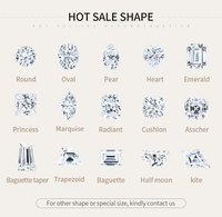 S925 argent sterling femmes bague haute qualité pigeon oeuf moissanite 2 carats bagues de fiançailles moissanite bague en diamant