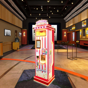 Tự động thương mại bỏng ngô Máy bán hàng tự động đồng tiền hoạt động có hương vị bỏng ngô Maker máy với đồng xu và hóa đơn chấp nhận - Product Image 4