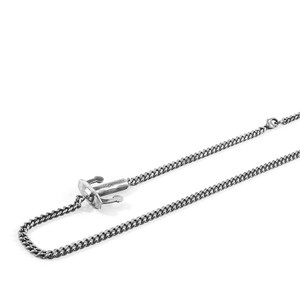 Pulsera de Cadena Doble Plateada Union Anchor - Product Image 2