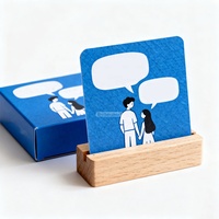 Cartes de jeu de couple personnalisées OEM, design personnalisé, imprimées sur du papier écologique, cartes de jeu de dialogue vierges pour adultes