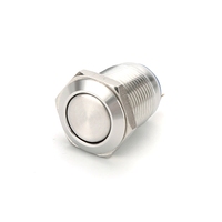 QIANNIAN 12mm électrique 2PIN momentané RGB bouton poussoir lumineux IP65 interrupteur