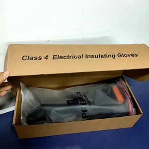 Fabricantes chinos descuento látex AMSTD Stander clase 4 guantes aislantes eléctricos