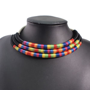 Nuevo Conjunto de Joyería Creativa <span class=keywords><strong>Cleopatra</strong></span>: <span class=keywords><strong>Collar</strong></span> con Colgante, Pendientes con Cierre Magnético de Metal, Gargantilla y <span class=keywords><strong>Collar</strong></span> de Cuerda - Product Image 4