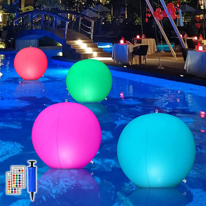 <span class=keywords><strong>Ballon</strong></span> d'<span class=keywords><strong>eau</strong></span> en PVC Offre Spéciale avec lumières LED télécommande lumineuse <span class=keywords><strong>ballon</strong></span> de plage gonflable été jouets de natation en plein air - Product Image 1