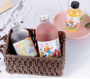 Garrafas de Vidro Boston Redondas Transparentes Foscas para Bebidas, Sucos e Cafés, 100ml, 200ml, 250ml, <span class=keywords><strong>350ml</strong></span>, 500ml, 750ml, 1000ml com Tampa Rosqueável - Product Image 5