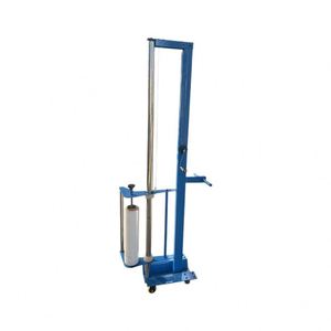 Machine d'emballage à film étirable électrique pour palettes, type chariot, pour cartons, boîtes en bois et caisses métalliques - Product Image 5