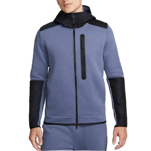 Sudadera con Capucha Extra Grande para Hombre, Cómoda, Ajustada, Informal, para Gimnasio, con Capucha, Sudadera de Forro Polar Lisa al por Mayor - Product Image 1