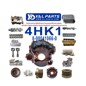 Piezas de motor mecánico X & L para Isuzu 4HK1, carcasa de volante 98041066 8980410660 para excavadora <span class=keywords><strong>Hitachi</strong></span>, excavadora ZX270 - Product Image 1