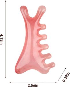 Outil de <span class=keywords><strong>massage</strong></span> facial Gua Sha artisanal <span class=keywords><strong>anti</strong></span>-âge pour le lifting de la peau, la réduction des <span class=keywords><strong>rides</strong></span> et le drainage lymphatique – Idéal comme cadeau - Product Image 2