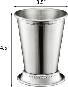 Tasses en acier inoxydable très demandées – Verres à boire haut de gamme incassables – Tasses coniques – Tasses à Mint Julep - Product Image 4