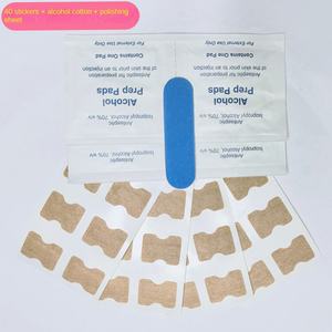 Autocollants de correction des ongles directs d'usine incrustation sans colle correcteur d'ongles autocollants pour ongles en plastique de style osseux disponibles en gros - Product Image 2