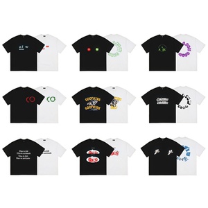 High Quality Blank Cotton StreetWear <b>Tshirt</b> Oversized Drop Shoulder T-shirt Custom Print logo HeavyWeight White T Shirt for Men - Product Image 4