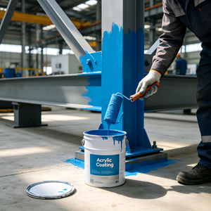 Pintura de reparación de superficies de casco con revestimiento acrílico antirust para estructuras de acero exteriores resistentes a la intemperie Hsea AC 721. - Product Image 1